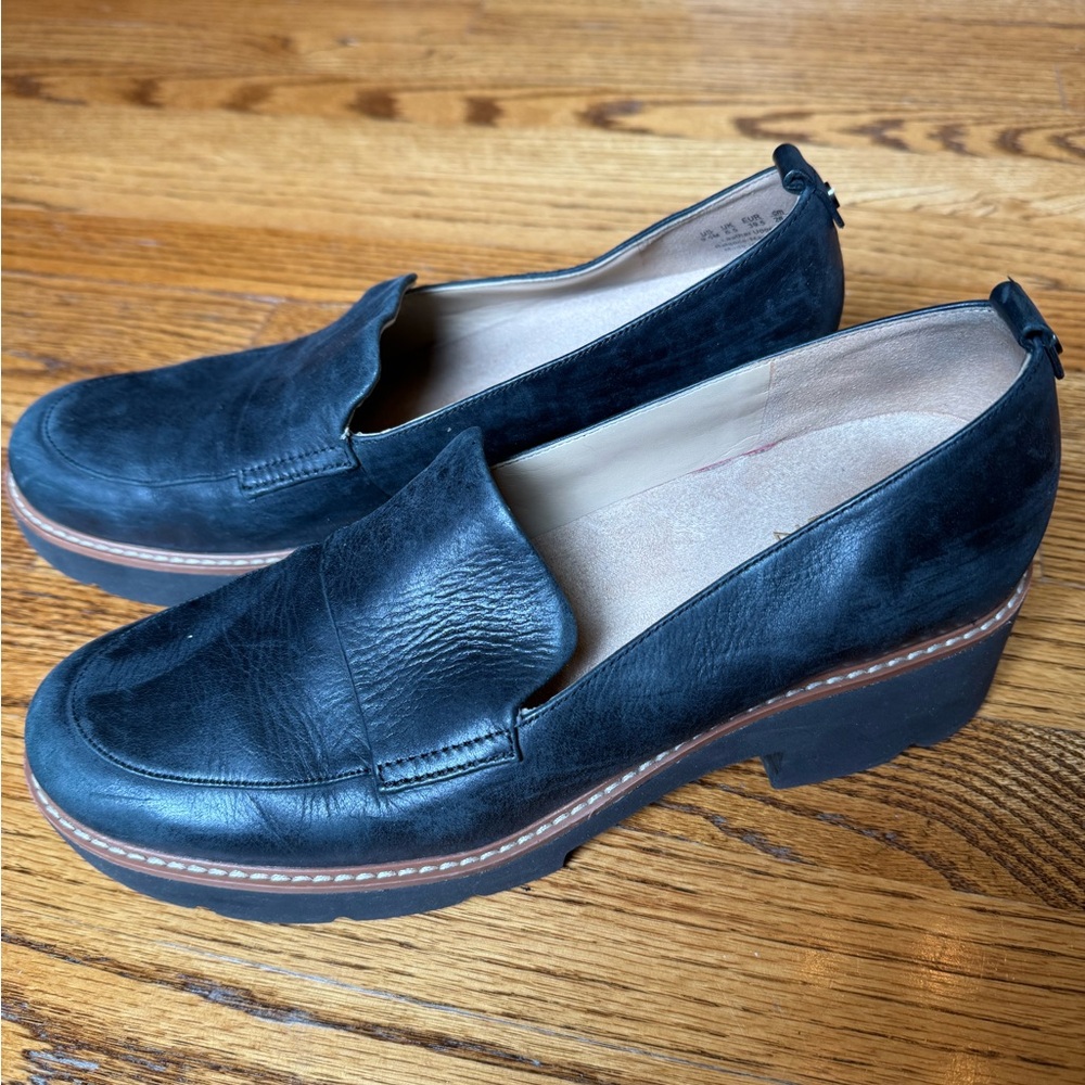 Black Naturalizer Leather Women's Loafers